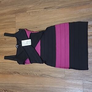 Bebe Black‎ Knit Top